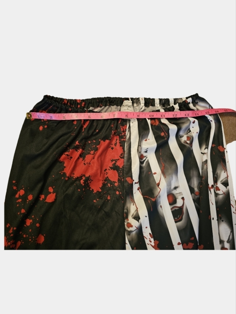 Spirit Scary Clown 3 Piece Halloween Costume Size L - Picture 9 of 9